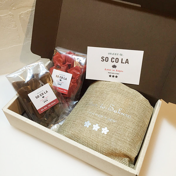 チョコレートのSOCOLAギフトセット「lotus」