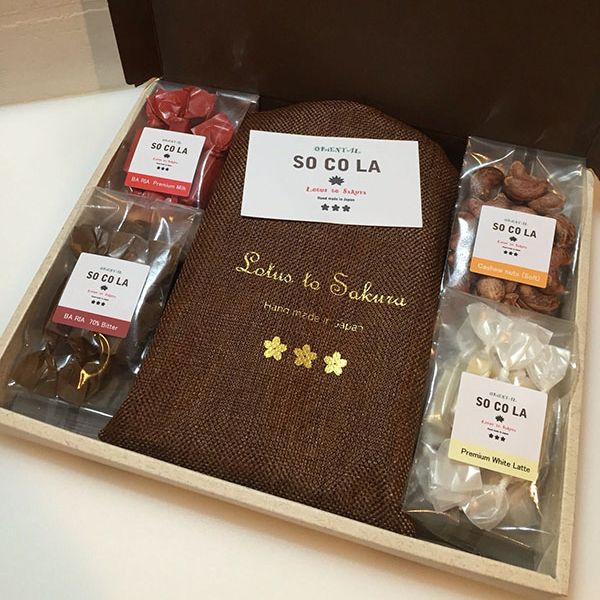 チョコレートのSOCOLAギフトセット「sakura」